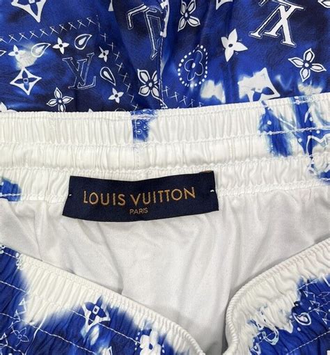 louis vuitton monogram print shorts.